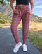 SA Exclusive Brown Windowpane Harem Pocket Pants