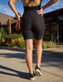 SA Exclusive Black Mini Polka Dot Biker Shorts