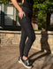 SA Exclusive Black Mini Polka Dot Pocket Leggings