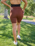 SA Exclusive Brown Biker Shorts