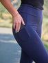 SA Exclusive Navy Pocket Capri Leggings