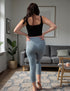 SA Exclusive Slate Solid Capri Pocket Leggings