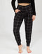 SA Exclusive Black Windowpane Harem Pocket Pants