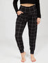 SA Exclusive Black Windowpane Harem Pocket Pants