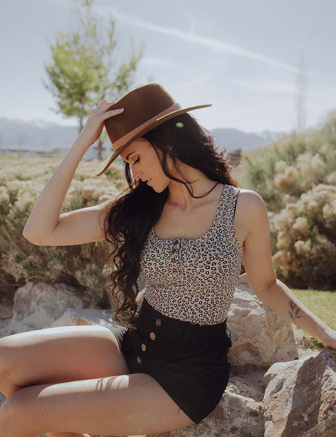 Breaking Wild Leopard Top