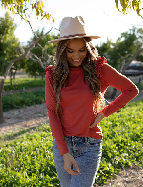 Bring Back The Ruffles Top