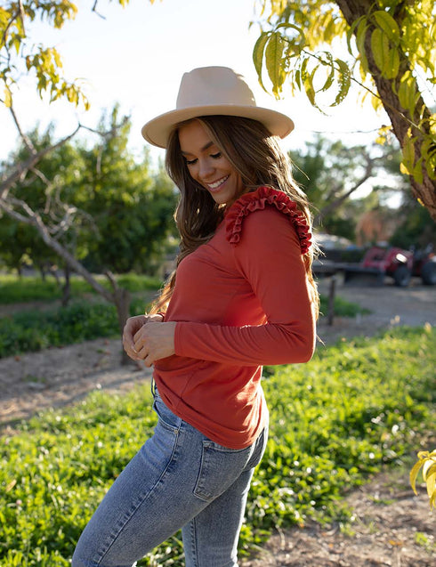 Bring Back The Ruffles Top
