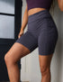 SA Exclusive Charcoal Solid Biker Shorts