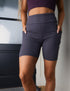 SA Exclusive Charcoal Solid Biker Shorts