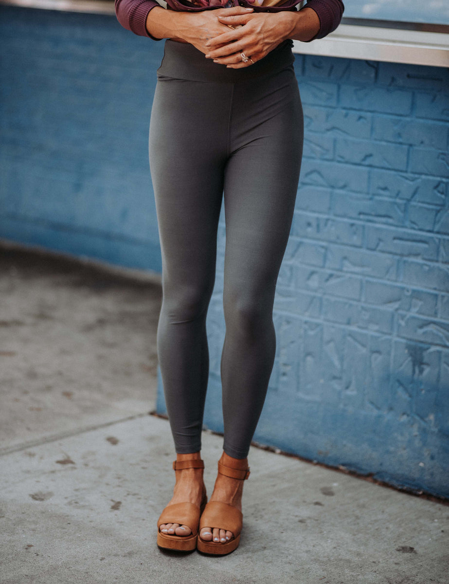 SA Exclusive Charcoal Solid Leggings – SimpleAddiction, charcoal grey  leggings