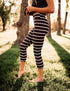 SA Exclusive Classic Stripes Capri Leggings