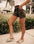 SA Exclusive Dark Olive Harem Shorts
