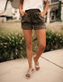 SA Exclusive Dark Olive Harem Shorts
