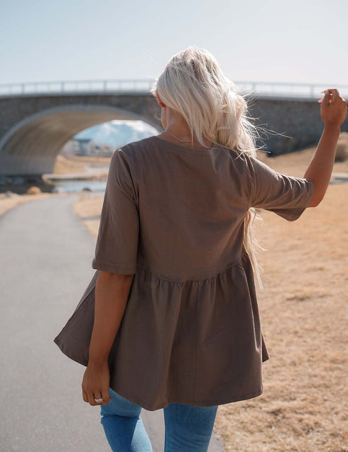 Double The Luck Peplum Top