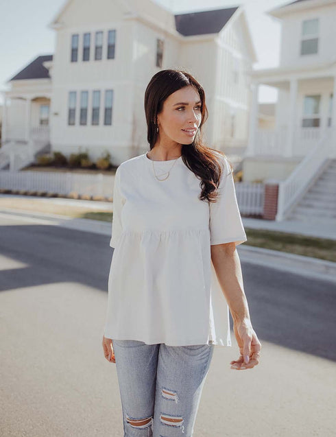 Double The Luck Peplum Top