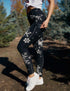 SA Festive Frost Cross Waistband Pocket Leggings