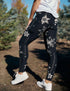 SA Festive Frost Cross Waistband Pocket Leggings