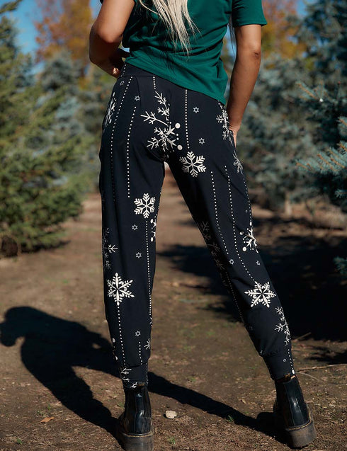 SA Exclusive Festive Frost Harem Pocket Pants