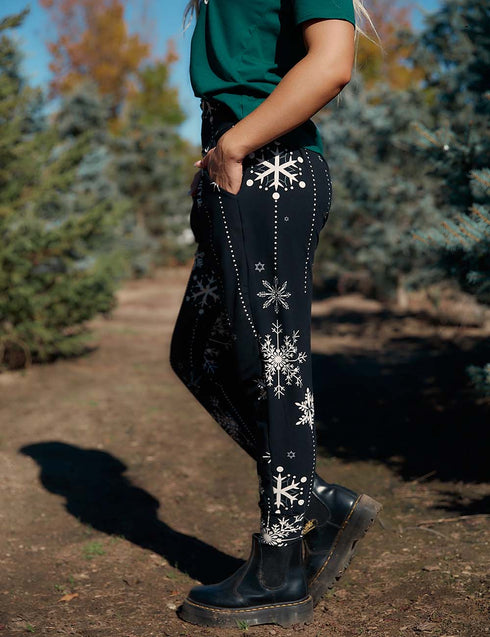 SA Exclusive Festive Frost Harem Pocket Pants