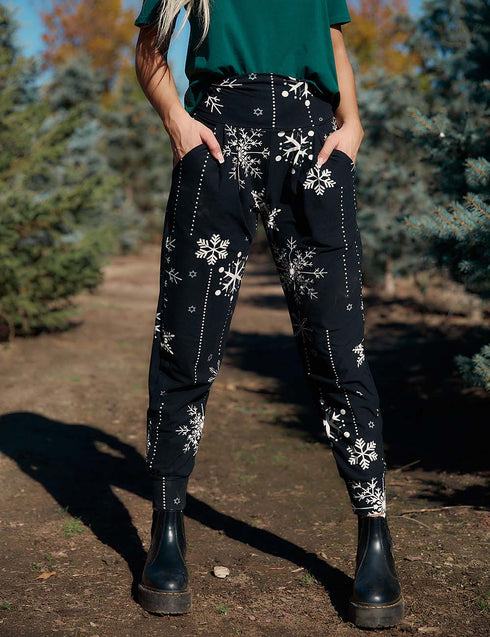 SA Exclusive Festive Frost Harem Pocket Pants