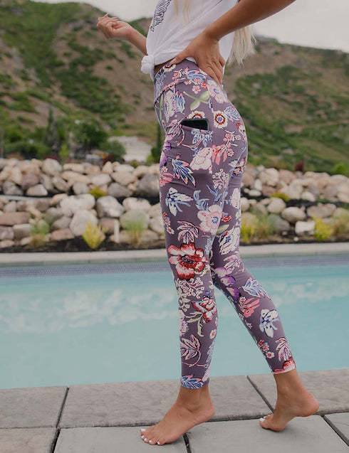 SA Exclusive Flourishing Blooms Pocket Leggings