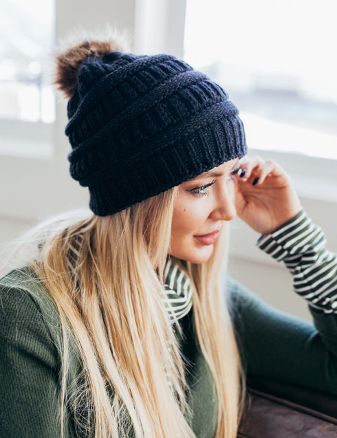 Furry Slouch Beanie