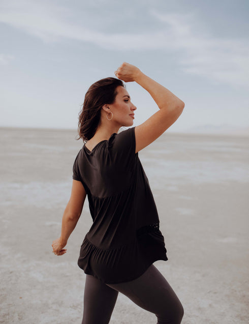 Infatuated With Ruffles Top