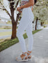 KanCan Perfect White Button Jeans