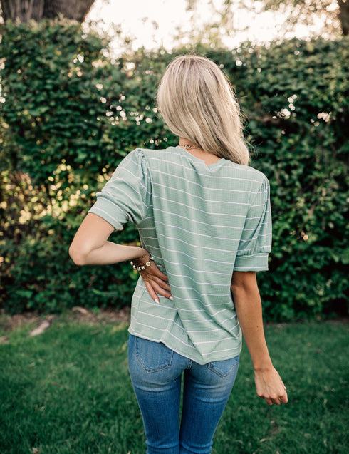Keep Things Simple Stripe Top