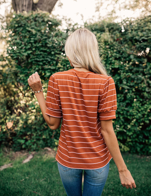 Keep Things Simple Stripe Top