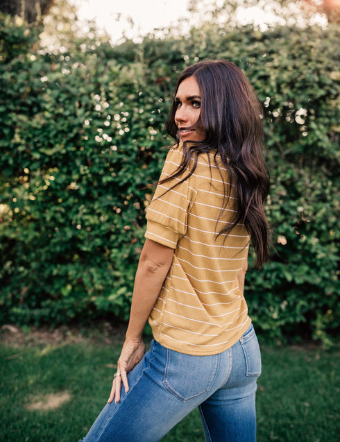 Keep Things Simple Stripe Top