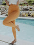 SA Exclusive Mustard Pocket Solid Leggings