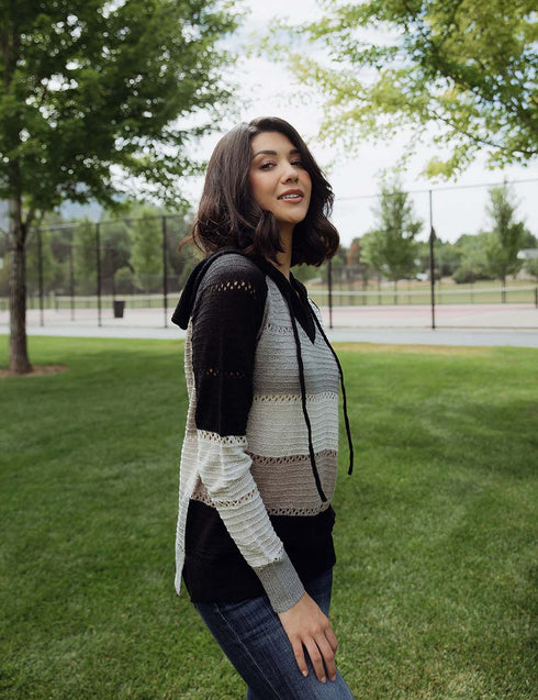 Quick To Go Block Sweater