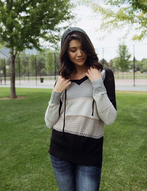 Quick To Go Block Sweater