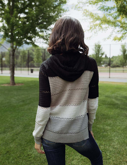 Quick To Go Block Sweater