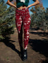 SA Reindeer Rendezvous Cross Waistband Pocket Leggings