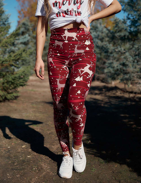 SA Exclusive Reindeer Rendezvous Pocket Leggings