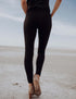 SA Exclusive Black Pocket Solid Leggings