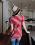 Share Your Thoughts Stripe Top