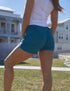 SA Exclusive Teal Solid Harem Shorts