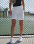 SA Exclusive White Solid Biker Shorts