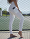 SA Exclusive White Pocket Solid Leggings