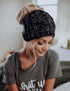 Woven with Love Ponytail Beanie