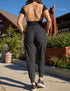 SA Exclusive Black Mini Polka Dot Harem Pocket Pants