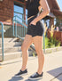 SA Exclusive Black Mini Polka Dot Harem Shorts