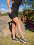 SA Exclusive Black Mini Polka Dot Yoga Shorts