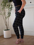 SA Exclusive Black Windowpane Harem Pocket Pants