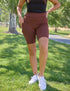 SA Exclusive Brown Biker Shorts