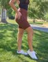 SA Exclusive Brown Biker Shorts