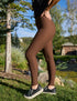 SA Exclusive Brown Mini Polka Dot Leggings